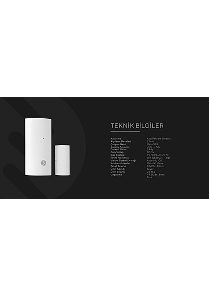 SL-EG05 Akıllı Kapı Pencere Dolap Sensörü Manyetik Kapı Açıldığında Telefona Bildirim Gönderir