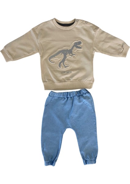 Trex 2'li Takım - Krem