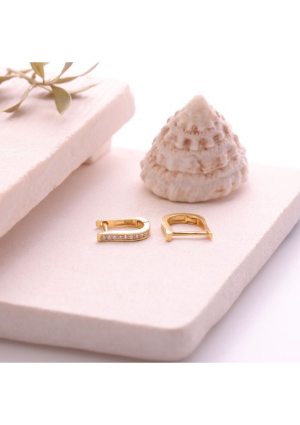 925 Ayar Gümüş Taşlı J Küpe Çap:12,5 Mm- ES00146 modelleri