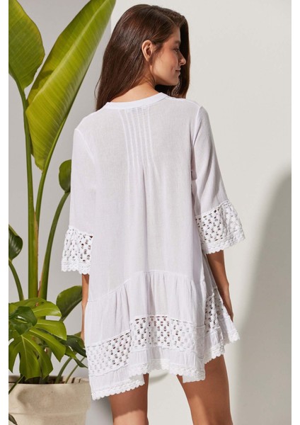 Düğmeli Şile Bezi Tunik modelleri