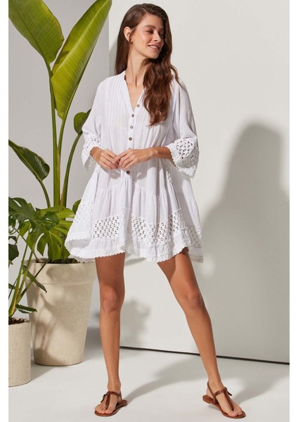 Düğmeli Şile Bezi Tunik fırsatları