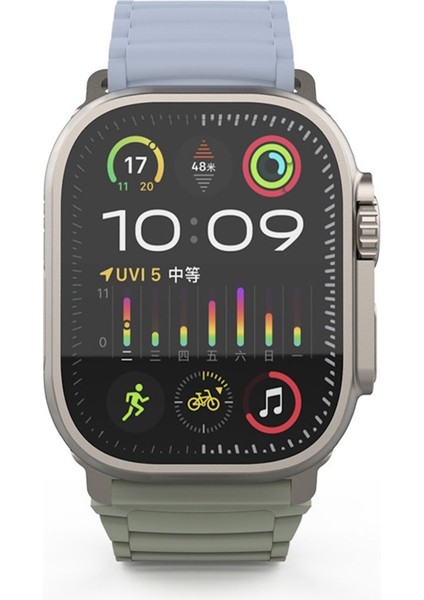 Apple Watch 10 46MM Manyetik Silikon Kordon Loop Renkli Deri Mıknatıslı Kayış 42-44-45-49MM Ultra indirimleri