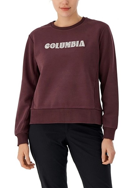 Csc W Columbia Embroidery Crewneck Kadın Sweatshirt CS0384 fiyatları