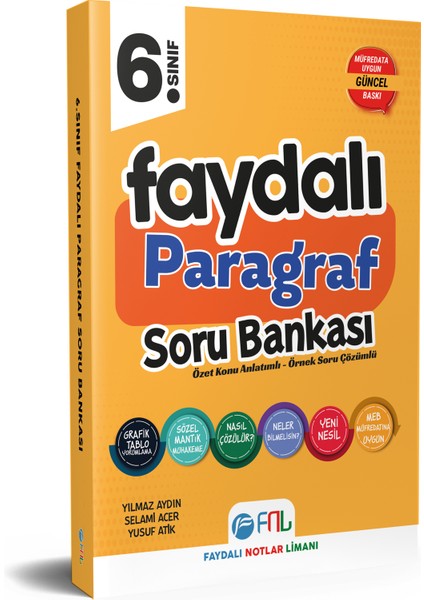 2025 6.Sınıf Paragraf Konu özetli Soru Bankası