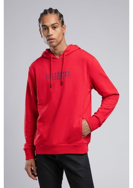Faust Erkek Kapüşonlu Sweatshirt Kırmızı fiyatları