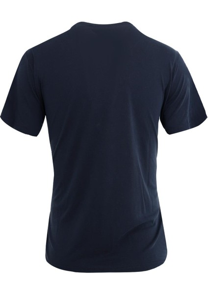 Lacivert Comfort Fit Bisiklet Yaka T-Shirt fiyatları