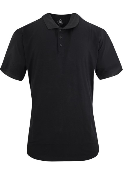 Siyah Polo Yaka T-Shırt