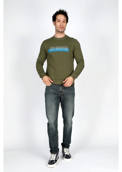 Noah Erkek O Yaka Sweatshirt Haki