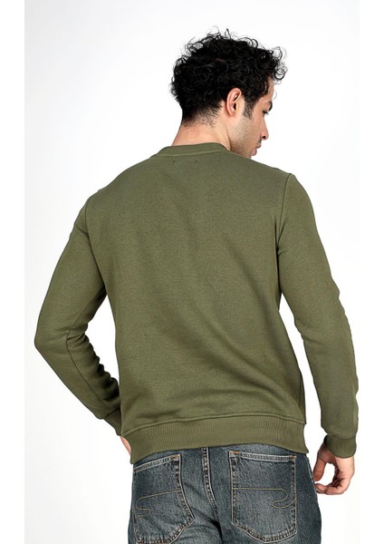 Noah Erkek O Yaka Sweatshirt Haki modelleri