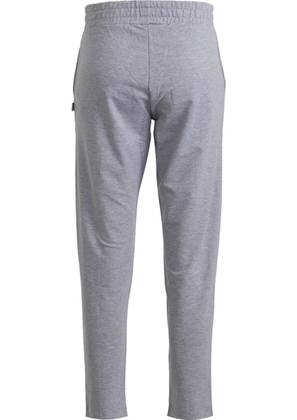 Gri Melanj Beli Lastikli Yan Cepli Eşofman Altı fiyatları