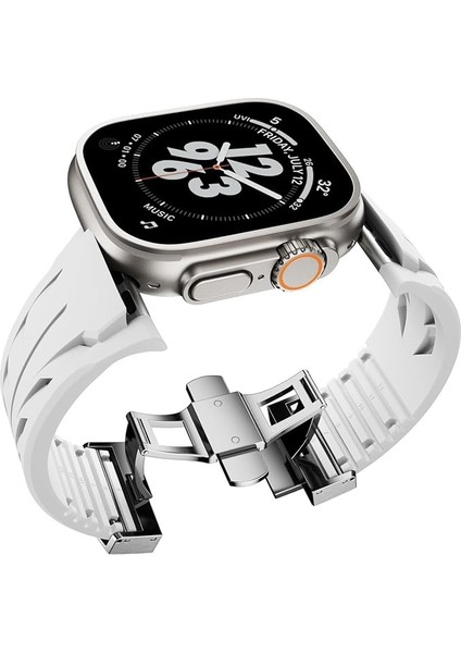 Apple Watch Ultra / Watch Ultra 2 49MM Uyumlu Yüksek Kalite Tpu Silikon Kordon Kayış