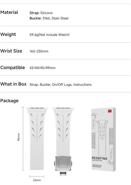 Apple Watch Ultra / Watch Ultra 2 49MM Uyumlu Yüksek Kalite Tpu Silikon Kordon Kayış modelleri