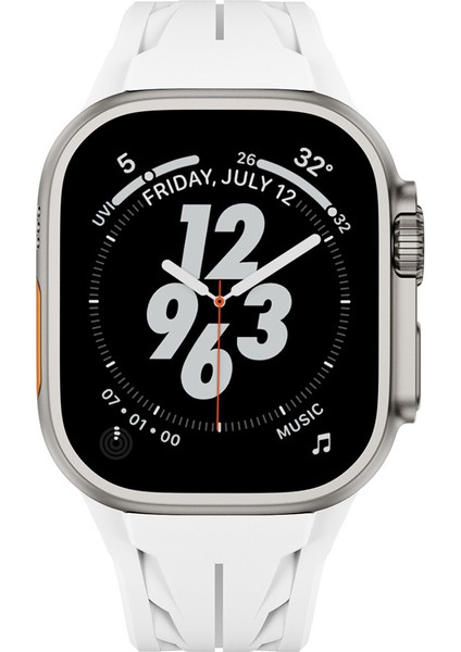 Apple Watch Ultra / Watch Ultra 2 49MM Uyumlu Yüksek Kalite Tpu Silikon Kordon Kayış fırsatları