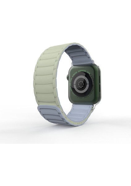 Apple Watch Series 10 42MM Uyumlu Strap Manyetik Mıknatıslı Silikon Kordon Kayış fiyatları