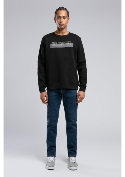 Noah Erkek O Yaka Sweatshirt Siyah