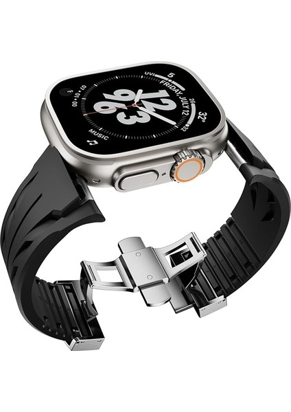 Apple Watch Ultra / Watch Ultra 2 49MM Uyumlu Yüksek Kalite Tpu Silikon Kordon Kayış