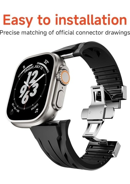 Apple Watch Ultra / Watch Ultra 2 49MM Uyumlu Yüksek Kalite Tpu Silikon Kordon Kayış fiyatları