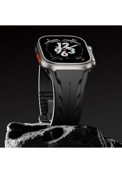 Apple Watch Ultra / Watch Ultra 2 49MM Uyumlu Yüksek Kalite Tpu Silikon Kordon Kayış indirimleri