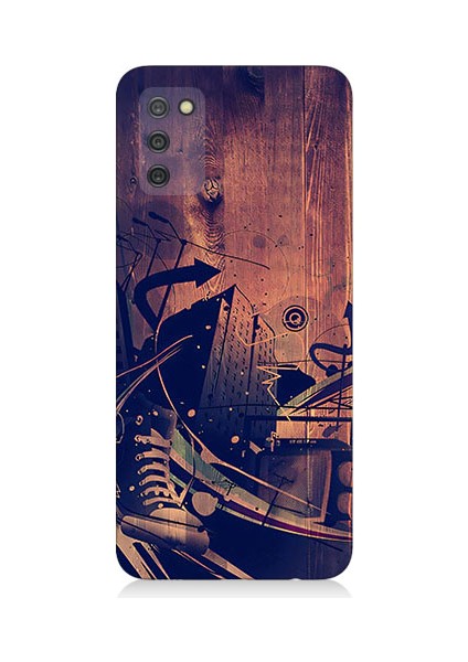 Samsung Galaxy A02S Uyumlu Karanlık Tiyatro Desenli Silikon Kılıf