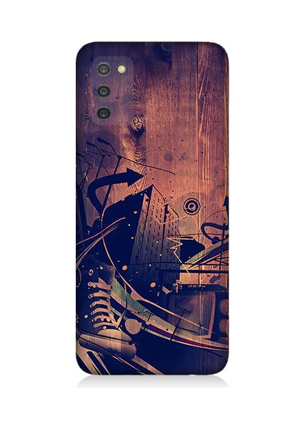 Samsung Galaxy A03S Uyumlu Karanlık Tiyatro Desenli Silikon Kılıf