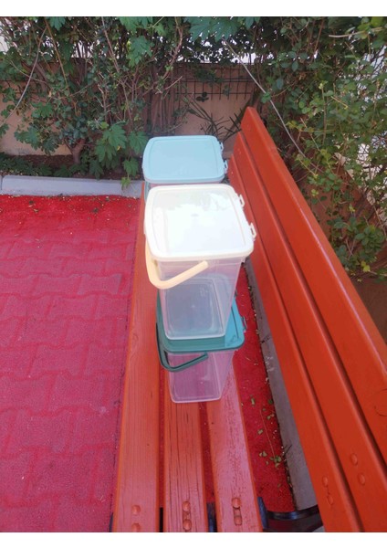 2 Adet Şeffaf Deterjan Kovası 6 Litre Çok Amaçlı Kutu modelleri