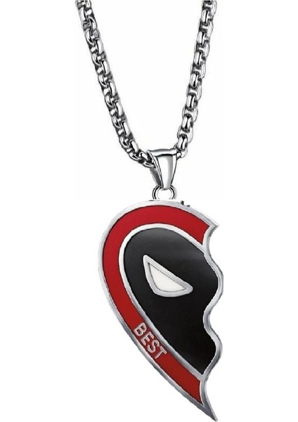 Deadpool & Wolverine Süper Kahraman Film Best Friends Kolyesi Tekli Deadpool