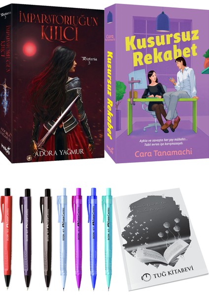 Kusursuz Rekabet ve Imparatorluğun Kılıcı Adora Yağmur 2'li Set + Hediyeli