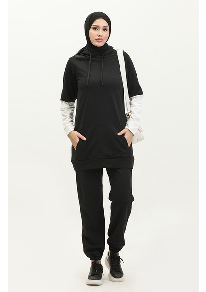 Ikili Eşofman Takım 23060-01 Siyah