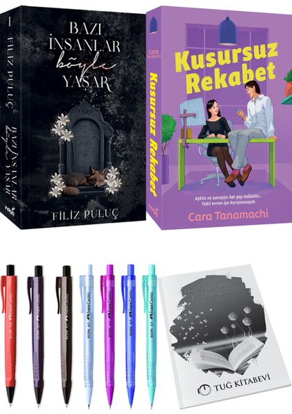 Kusursuz Rekabet ve Bazı Insanlar Böyle Yaşar 1 Filiz Puluç 2'li Set + Hediyeli