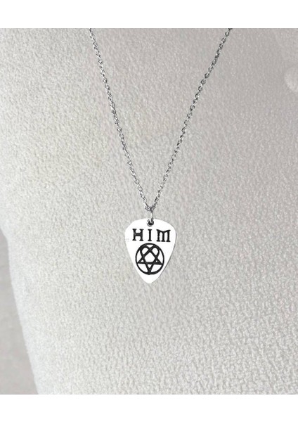 Hım Heartagram Rock Müzik Grubu Pena Kolye - Gümüş Kaplama ve Kaliteli Tasarım fiyatları