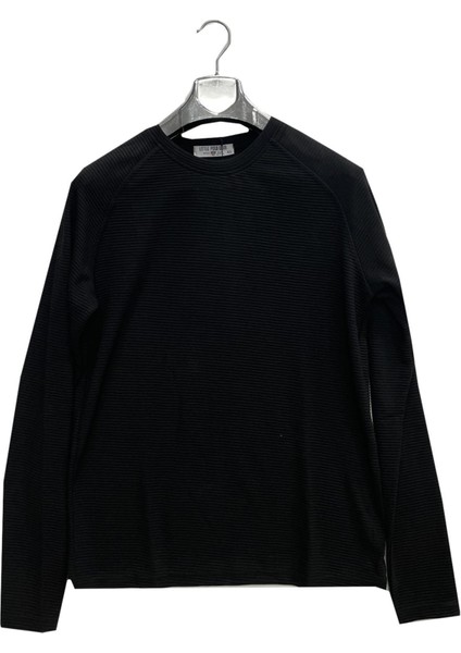 Little Erkek Büyük Beden Uzun Kol Sıfır Yaka SWEATSHIRT-7063