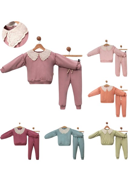 Yakalı 2'li Takım - Su Yeşili