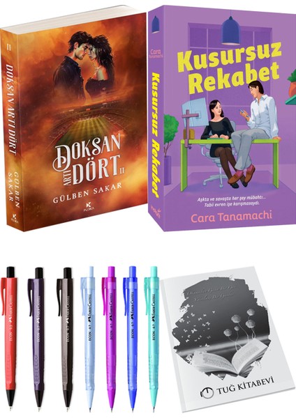 Kusursuz Rekabet ve Doksan Artı Dört 2 Gülben Sakar 2li Set + Hediyeli