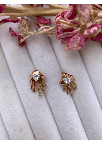 Mia Takı Çelik Ahtapot Küpe