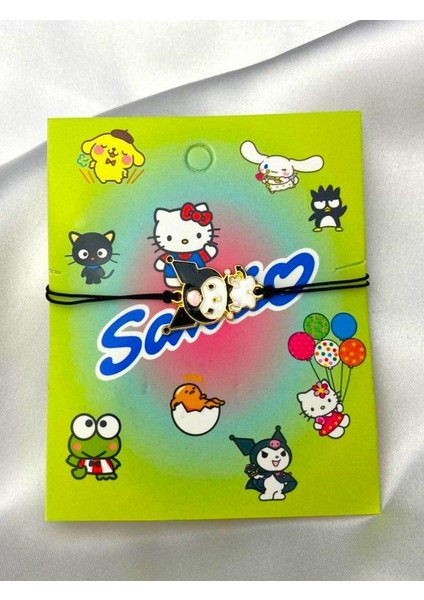 Renkli Kuromi - Ayarlanabilir Ipli Bileklik