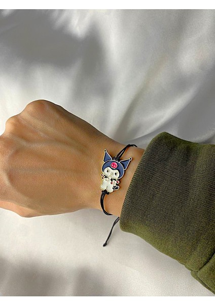 Renkli Kuromi - Ayarlanabilir Ipli Bileklik modelleri