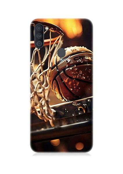 Samsung Galaxy M11 Uyumlu Uzay Iskeleti Desenli Silikon Kılıf