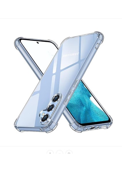 Samsung Galaxy S24FE Kılıf Darbe Emici Köşe Korumalı Şeffaf Kılıf
