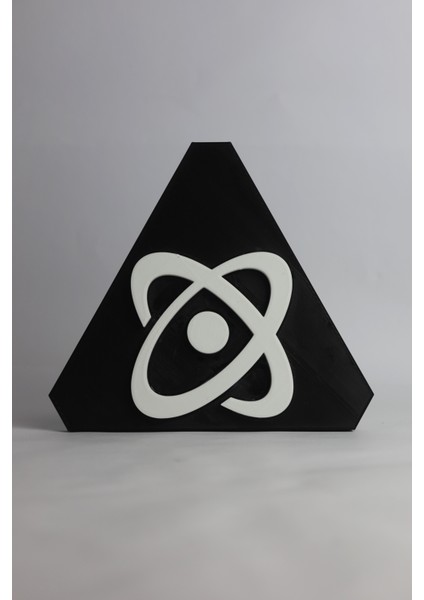Atom Dekoratif - 3 Boyutlu Tabela 17 cm