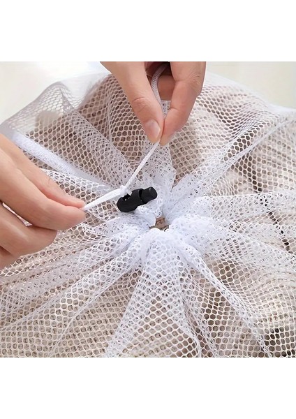 1 Adet Polyester File Çamaşır Torbası Makinede Yıkanabilir Kolej Yurtları & Seyahat Için