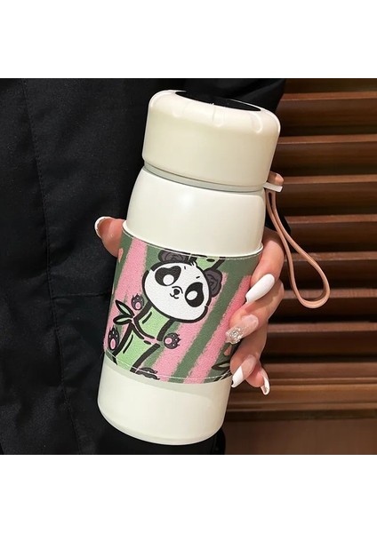 Güzel Görünümlü ve Basit Kore Tarzı Niş Çay ve Su Ayırma Çay Bardağı ile Taşınabilir Düşme Önleyici Sevimli Fincan (Yurt Dışından)