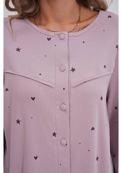 Lila Büyük Beden Kadın Pijama Takımı fırsatları