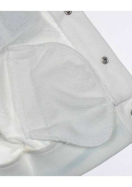 Kız Çocuk Sırtı Fancy Fan Club Baskılı Kolej Ceket modelleri