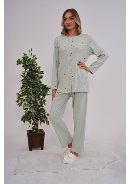 Yeşil Büyük Beden Kadın Pijama Takımı fiyatları