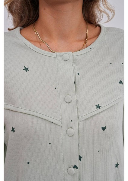 Yeşil Büyük Beden Kadın Pijama Takımı fırsatları