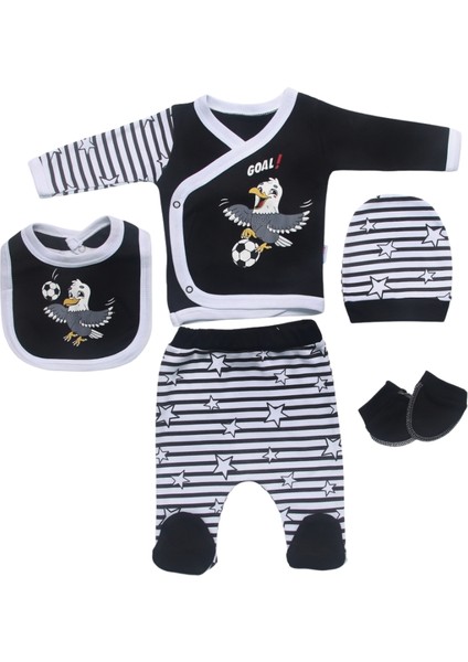 Kartal 5'li Takım - Siyah ve Beyaz