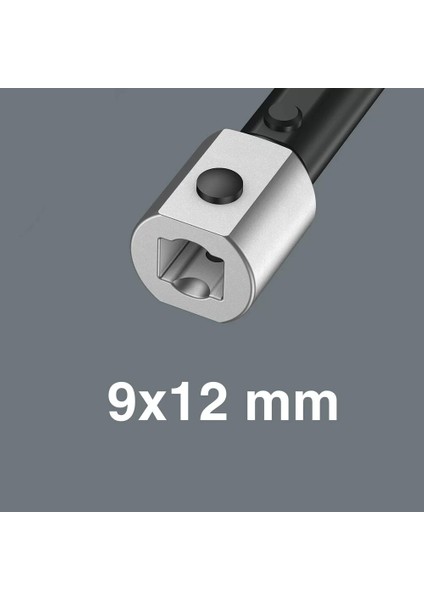 7770 9 x 12 mm Tork Anahtarı Geçme Ucu 9 mm 05078602001