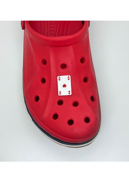 Briç - Iskambil Kağıdı Kupa As Temalı Jibbitz Crocsterlik Süsü