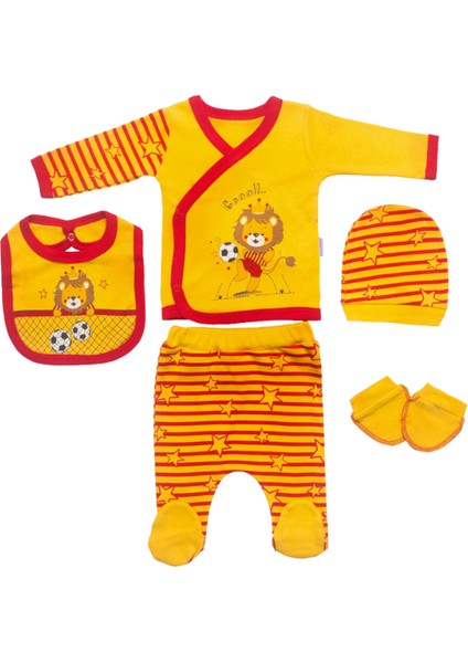 Aslan 5'li Takım - Sarı ve Kırmızı