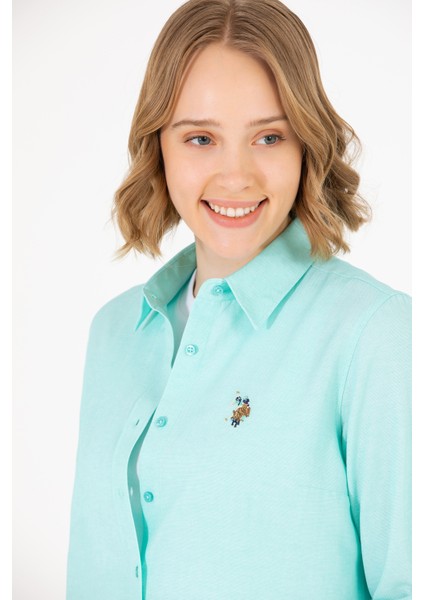 Kadın Mint Gömlek Basic 50262888-VR090 modelleri